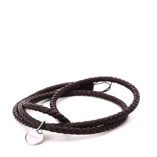 Bottega Veneta(葆蝶家) 棕色皮質手機鏈