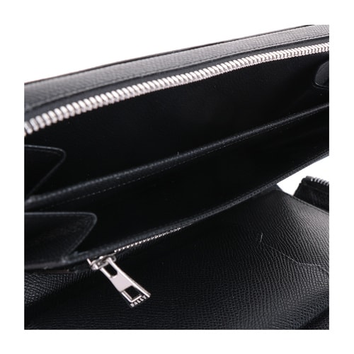BALLY/巴利男士多色牛皮壓紋全拉鏈?zhǔn)帜冒职L款錢夾 錢包 BALMAN