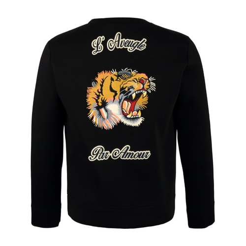 GUCCI/古馳 純棉圓領(lǐng)長(zhǎng)袖時(shí)尚男士衛(wèi)衣 GU1631205299 408241