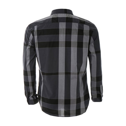 BURBERRY/博柏利 男士倫敦系列新品格紋小尖領棉質親膚格紋襯衫