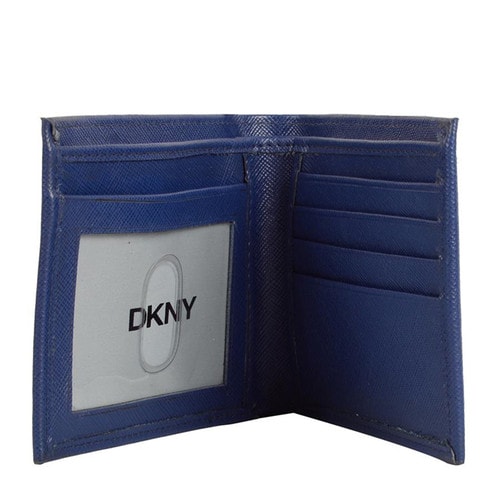 DKNY/唐娜 凱倫 牛皮 男士短款錢(qián)包錢(qián)夾禮盒裝 DKM5074-NAVY