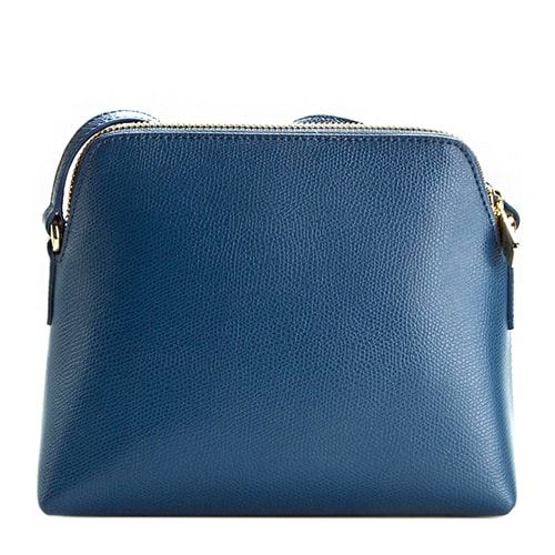 FURLA/芙拉 ISABELLE 系列 真皮 化妝包 墨綠+白色+黑色