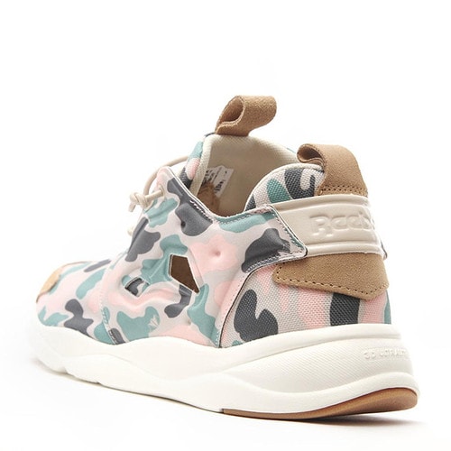 REEBOK/銳步 皮革拼接 FURYLITE CAMO 男士運動鞋