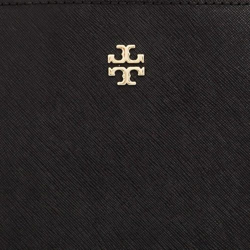 Tory Burch/湯麗柏琦黑色真皮手提包