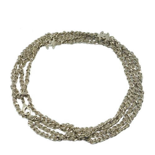 CHANEL/香奈兒 金色金屬鏈條毛衣鏈