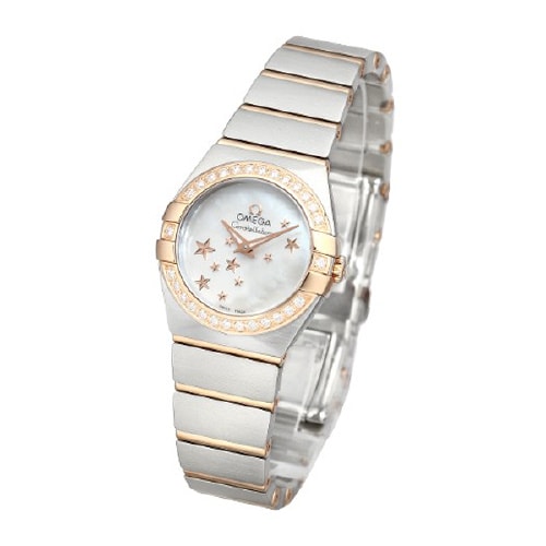 OMEGA/歐米茄星座精鋼石英女表(123.25.24.60.05.002)