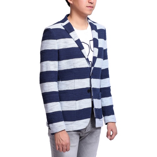 MSGM/MSGM 條紋時尚休閑男士外套 MG1630400735 2040MG07A