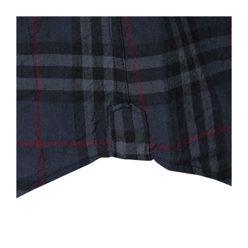 BURBERRY/博柏利 男士襯衫 棉混紡格紋設計男士長袖襯衫