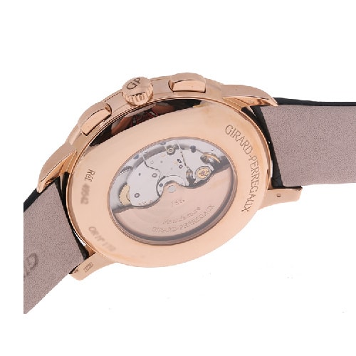 GP-Girard Perregaux/芝柏 1966系列玫瑰金男士機(jī)械腕表49542-52-151-BK6A