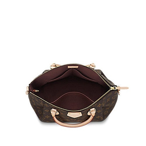 Louis Vuitton/路易威登 老花經典帆布/配皮女士手提包/配長肩帶 M48814