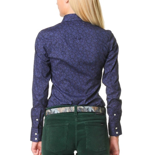 GANT/甘特 女士襯衫舒適修身碎花長袖襯衫 432298