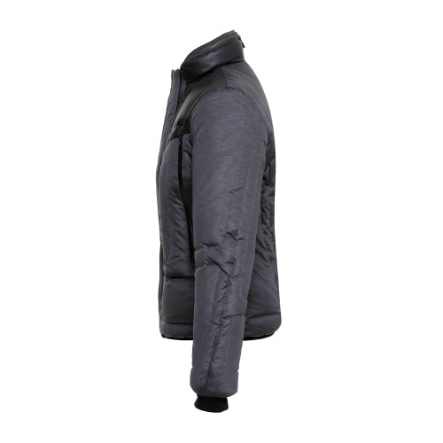 BIKKEMBERGS/畢蓋帕克 立領拼接壓線紋理厚款羽絨服 C2DB221 男士外套