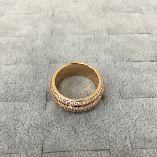 PIAGET(伯爵) Possession系列18k黃金滿鉆戒指56#