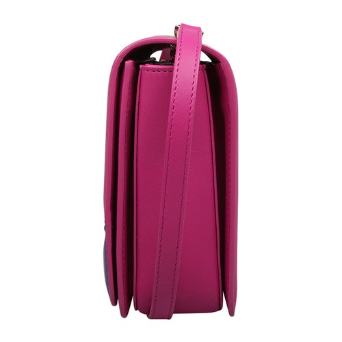 【包郵包稅】BVLGARI/寶格麗 女士牛皮紫紅色小號單肩包 280441 calf leather berry-036 20161121
