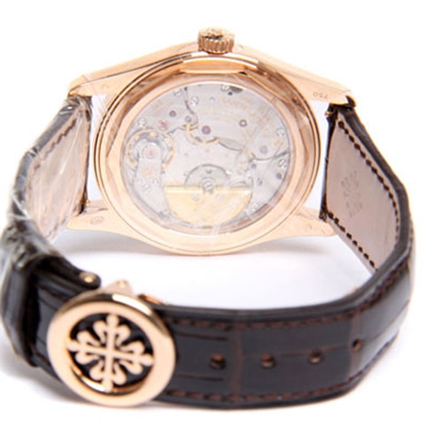 Patek Philippe/百達翡麗Calatrava系列男式自動機械腕表6000R-001