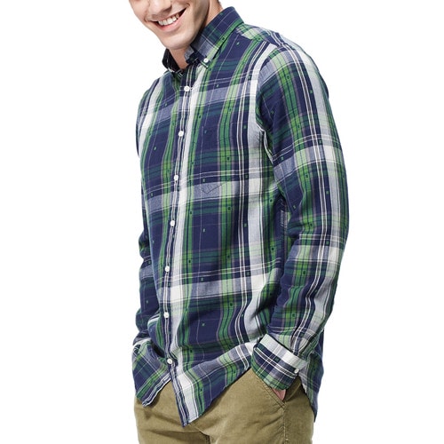 GANT/甘特 男士襯衫格子長袖襯衫 342904