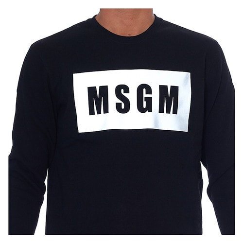 MSGM/MSGM 男士 純棉 logo印花 衛衣 BR