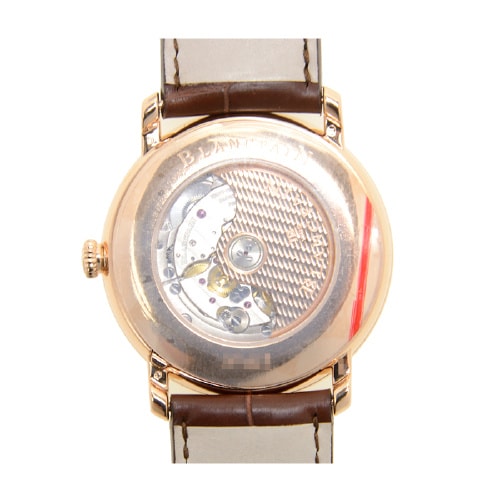 BLANCPAIN/寶珀 VILLERET 玫瑰金 自動機械男表 6653Q-3642-55B