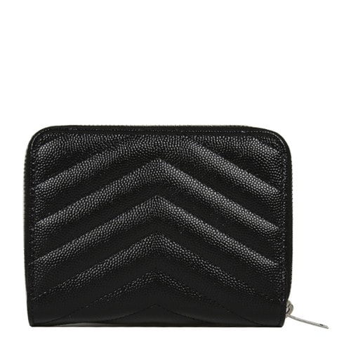 Yves saint Laurent/圣羅蘭 16秋冬牛皮YSL LOGO按扣拉鏈女士錢包 403723BOW02