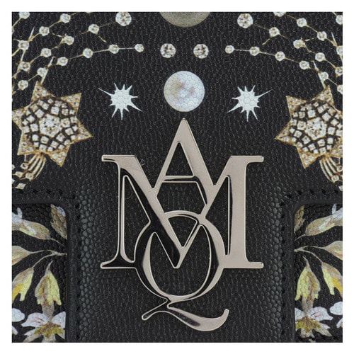 【包郵包稅】Alexander McQueen/亞歷山大麥昆 女士 牛皮 logo點綴 印花裝飾 單肩包 BR