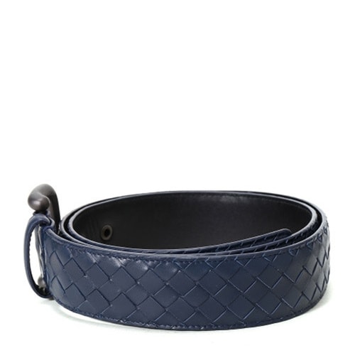 Bottega Veneta/葆蝶家小牛皮編織腰帶