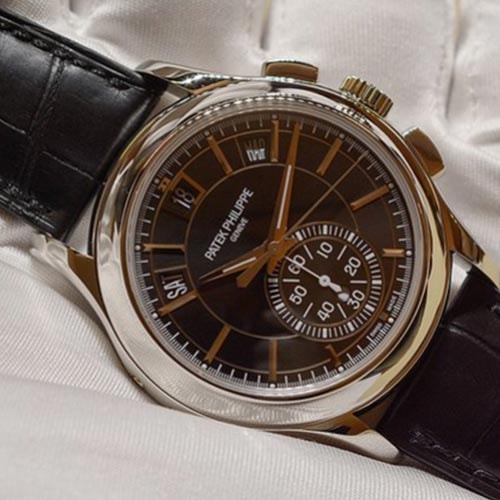 Patek Philippe/百達翡麗 Calatrava系列男式自動機械腕表5905P