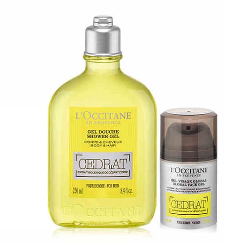 L'OCCITANE/歐舒丹男士活力沐浴保濕套裝（保濕啫喱50ml+沐浴啫喱250ml））