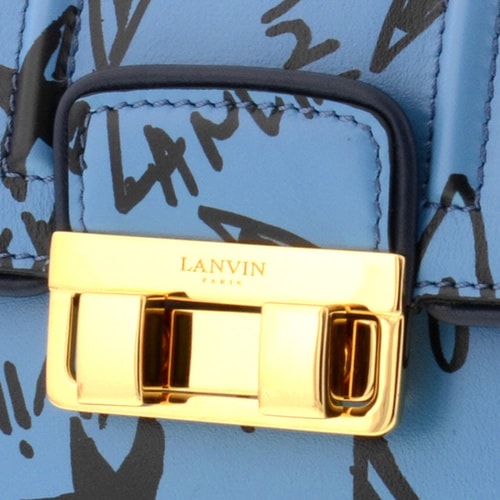 【包郵包稅】Lanvin/浪凡 女士 真皮 logo點(diǎn)綴 印花 單肩包 BR