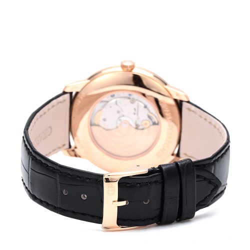 GP-Girard Perregaux/芝柏玫瑰金表殼GP 1966系列自動機械男表49525-52-131-BK6A