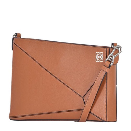 【包郵包稅】LOEWE/羅意威 女士棕色真皮單肩包 322.89.M87 2530-S36/1 20161129