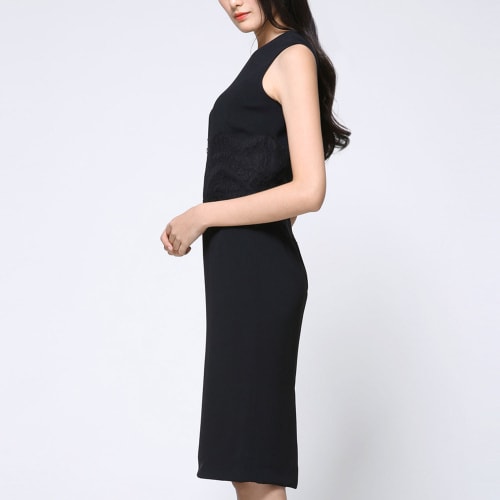 Dolce&Gabbana/杜嘉班納連衣裙-女士黑色粘纖經典連衣裙