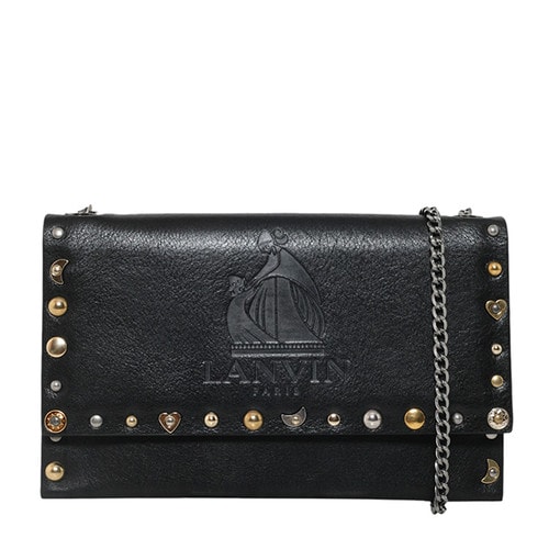 Lanvin/浪凡 女士 logo點(diǎn)綴 斜挎包 EB