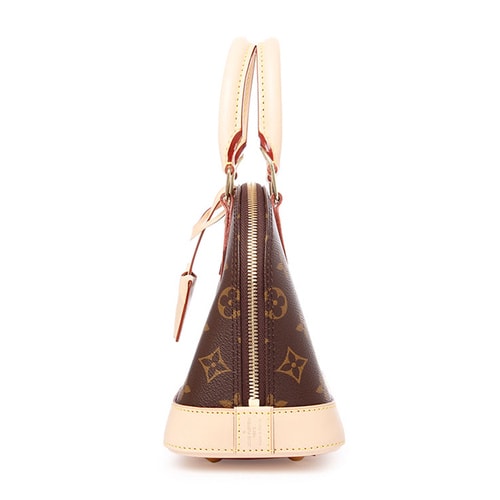 Louis Vuitton/路易威登 女士 老花色帆布/配皮 兩用、單肩包Alma BB、 M53152