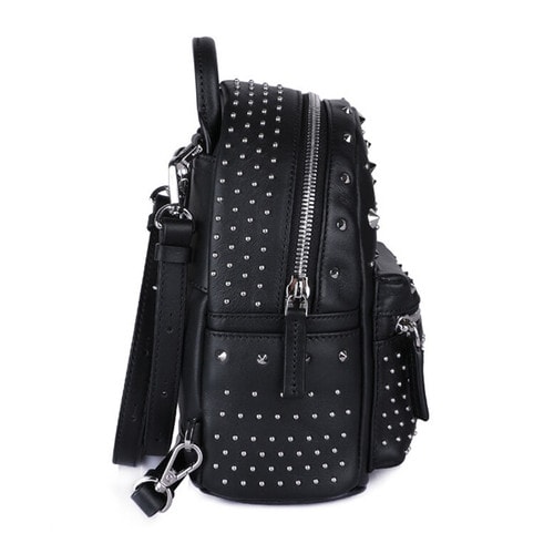 MCM/MCM小號雙肩包 MMK6SVE71BK001
