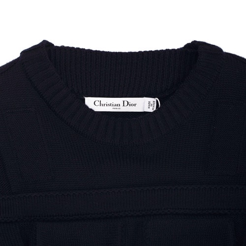 DIOR/迪奧 秋冬收腰修身羊毛連衣裙 女士連衣裙 5A24517AM509