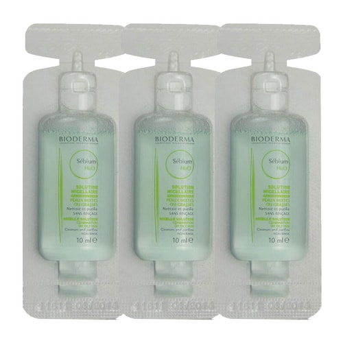 Bioderma/貝德瑪 凈妍控油潔膚液100ml+凈妍控油潔膚液10ml*3 藍色卸妝水