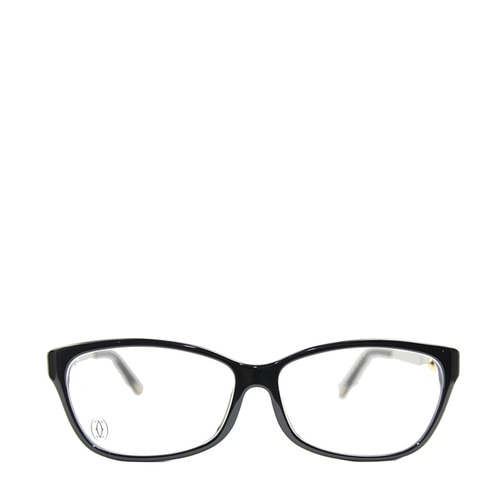 CARTIER/卡地亞新款輕盈板材飾面鍍鉑金鏡腿經(jīng)典螺旋logo時尚女士眼鏡