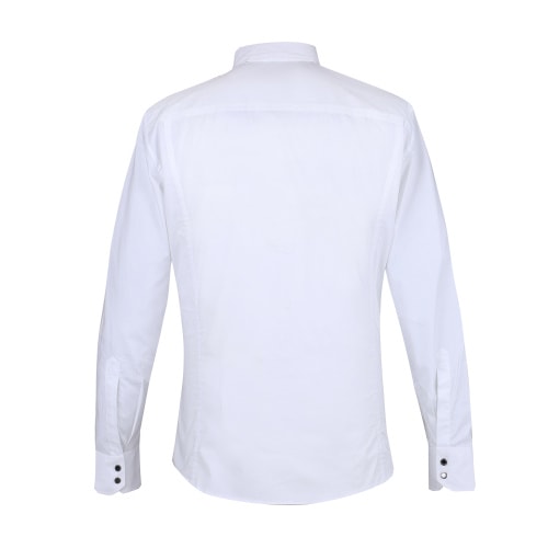 BIKKEMBERGS/畢蓋帕克 尖領棉質純色休閑長袖襯衫 C2DB603 男士襯衫