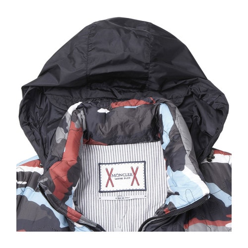 Moncler/蒙克萊 男士外套 立領迷彩隱藏式風帽男士長袖羽絨馬甲