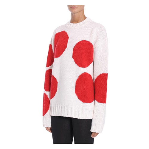 MSGM/MSGM 女士 羊毛 滌綸 圓形繡花 衛(wèi)衣 EB