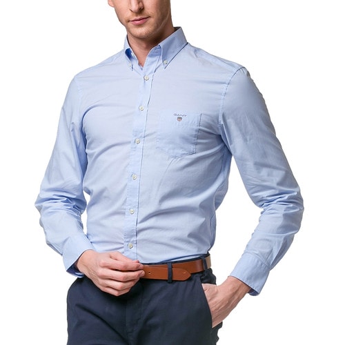 GANT/甘特 男士襯衫簡約修身長袖襯衫 304002