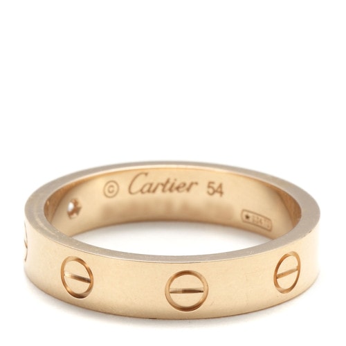 CARTIER(卡地亞) CARTIER/卡地亞love18K玫瑰金鉆石女士戒指\指環(huán)B4050700