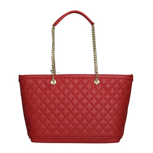 LOVE MOSCHINO/莫斯奇諾 女士聚氨酯纖維購物單肩包 JC4212PP01 紅色