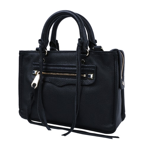Rebecca Minkoff/瑞貝卡·明可弗 牛皮女士 Micro Regan Satchel 單肩斜跨手提包