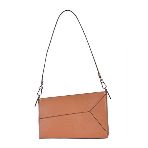 【包郵包稅】LOEWE/羅意威 女士棕色真皮單肩包 322.89.M87 2530-S36/1 20161129