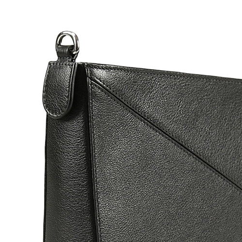 LOEWE/羅意威 女士黑色真皮單肩包 32289M871100-S36/8 20161206