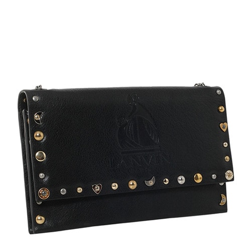 Lanvin/浪凡 女士 logo點(diǎn)綴 斜挎包 EB