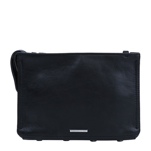 Rebecca Minkoff/瑞貝卡·明可弗 牛皮女士 Moto 3 Zip 單肩 斜挎包