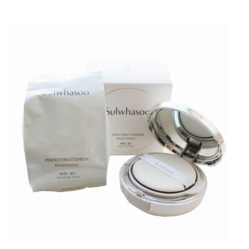 Sulwhasoo 雪花秀 致美潤白木蓮花水晶貝氣墊BB霜 #21 15克+替換裝15克