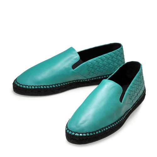 Bottega Veneta/葆蝶家 牛皮 漁夫款 男士休閑鞋